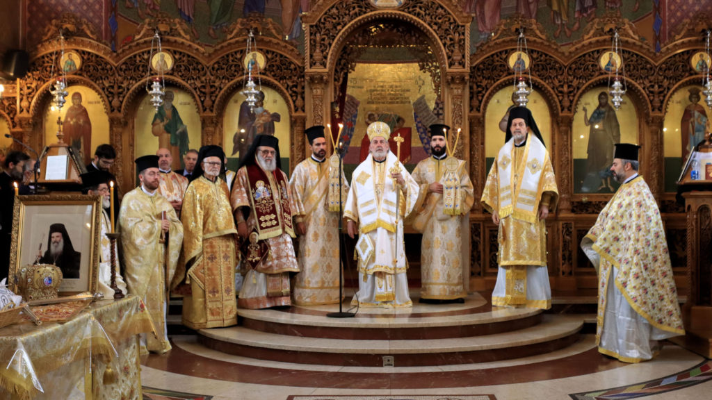 Τιμή στη μνήμη του μακαριστού Αρχιεπισκόπου Γρηγορίου στον Καθεδρικό Ναό της Κοιμήσεως της Θεοτόκου Λονδίνου