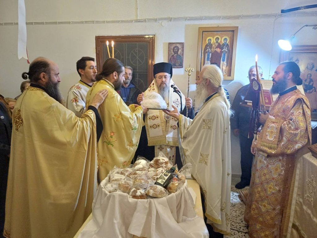 Πανηγυρικός Αρχιερατικός Εσπερινός Αγίων Μήνα, Βίκτωρος και Βικεντίου στη Λευκάδα