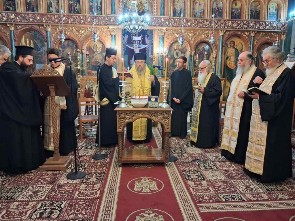 Το Μυστήριο του Ιερού Ευχελαίου στον Ιερό Ενοριακό Ναό Κοιμήσεως Θεοτόκου Νυδριού Λευκάδος