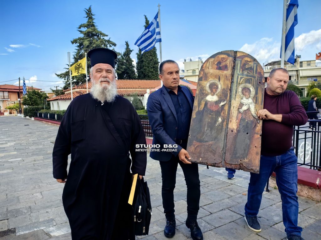 Στο Περιστέρι η θαυματουργή Εικόνα της Παναγίας της «Ευαγγελίστριας» από την Αργολίδα