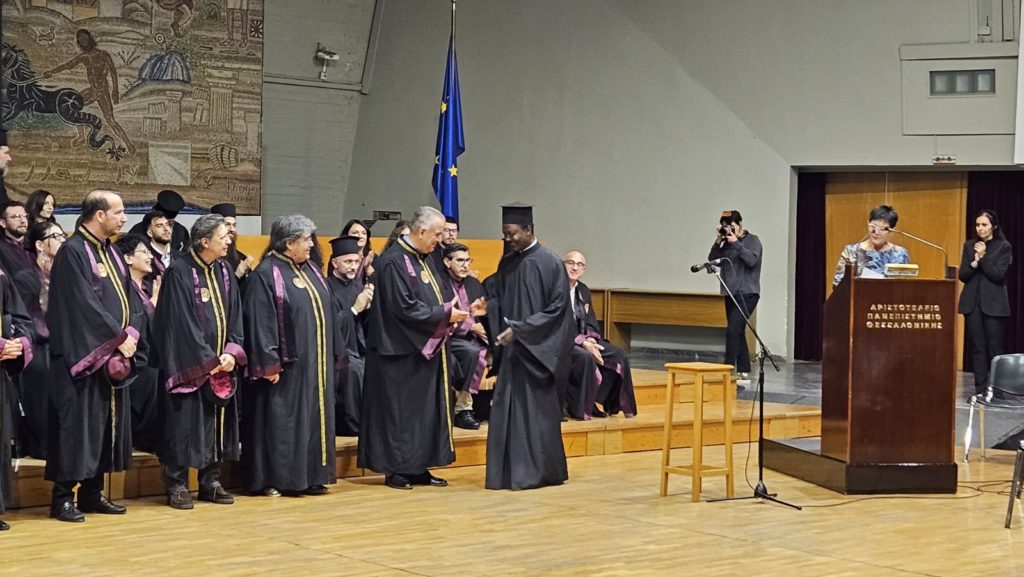 Αρίστευσε φοιτητής από την Τανζανία στο Τμήμα Κοινωνικής Θεολογίας και Χριστιανικού Πολιτισμού του ΑΠΘ