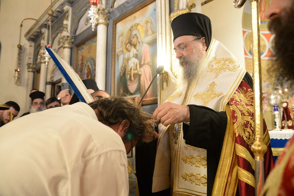 Κουρά Μοναχού στην Ιερά Μητρόπολη Πατρών