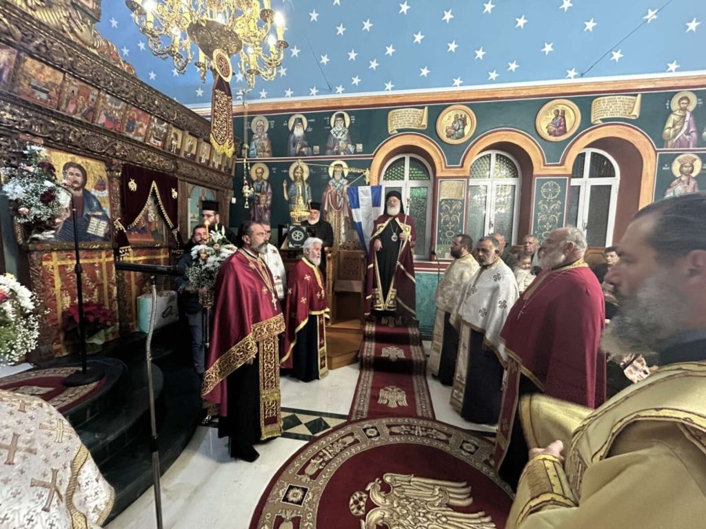 Πανηγυρικός Εσπερινός των Εισοδίων της Θεοτόκου στην Eνορία Καραβάδου