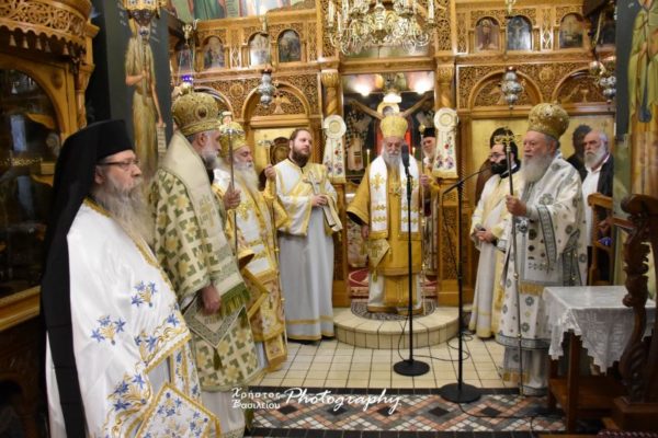 Εορτή του Οσίου Δαυΐδ του Γέροντος στην Ιερά Μονή στη Λίμνη της Βόρειας Ευβοίας