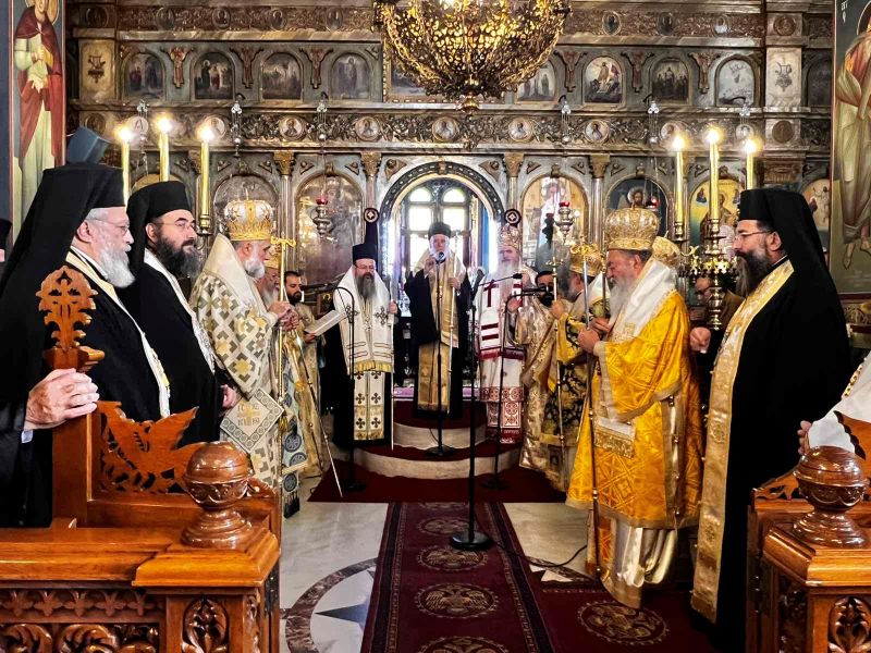 Αρχιερατικό συλλείτουργο στη γενέτειρα του Μητροπολίτη Χαλκίδος