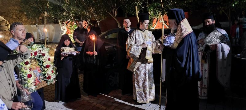 Κατανυκτικός εορτασμός της Ιεράς Μονής Αγίου Γεωργίου Ηλίων Αιδηψού