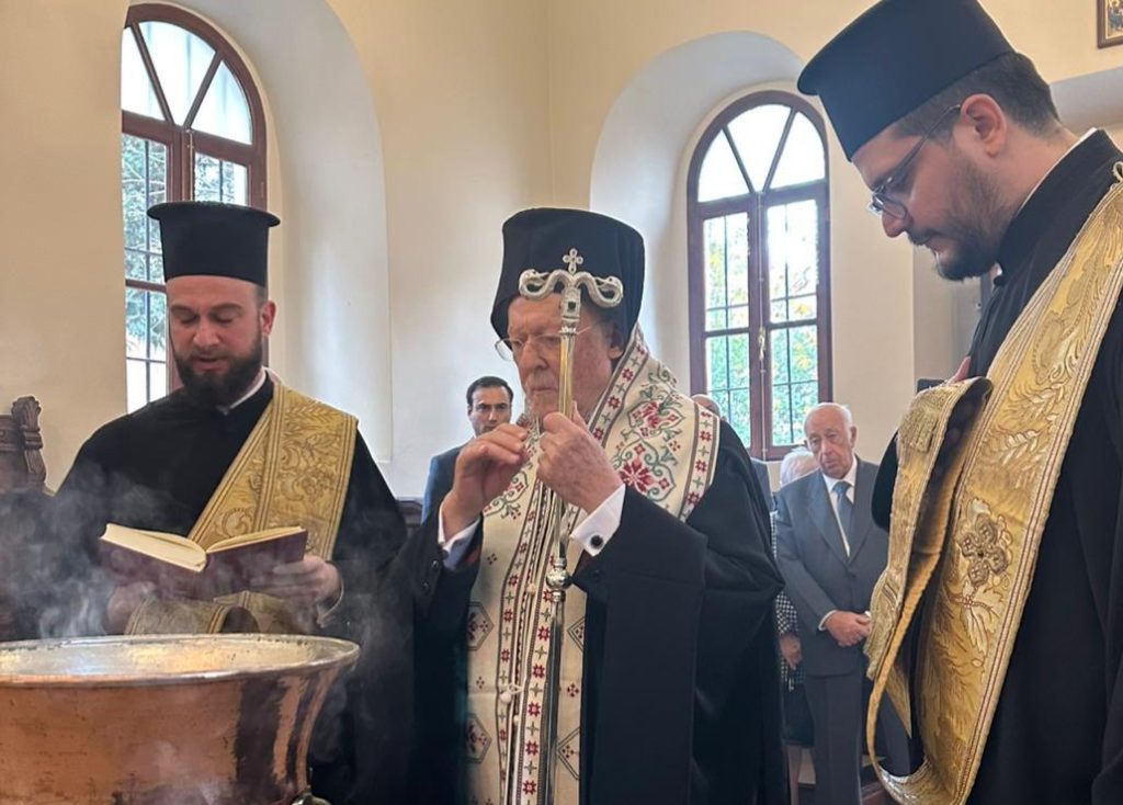 Εγκαίνια Κοιμητηριακού Ναού στα Θεραπειά τέλεσε ο Οικουμενικός Πατριάρχης