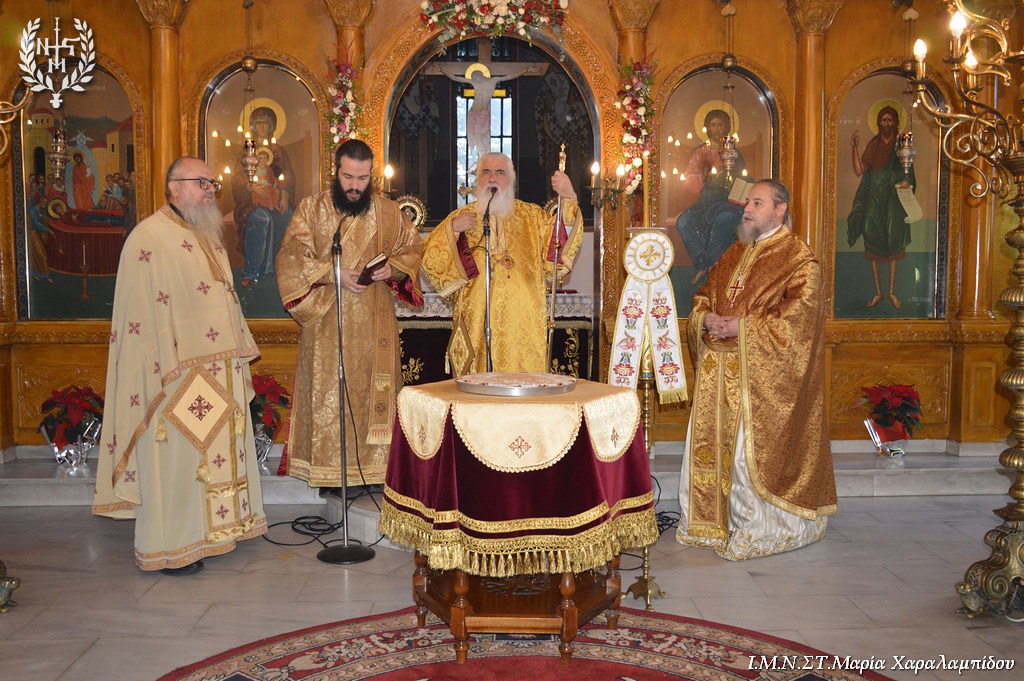 Αρχιερατική Θεία Λειτουργία στον Ιερό Ναό Κοιμήσεως Θεοτόκου Πενταλόφου
