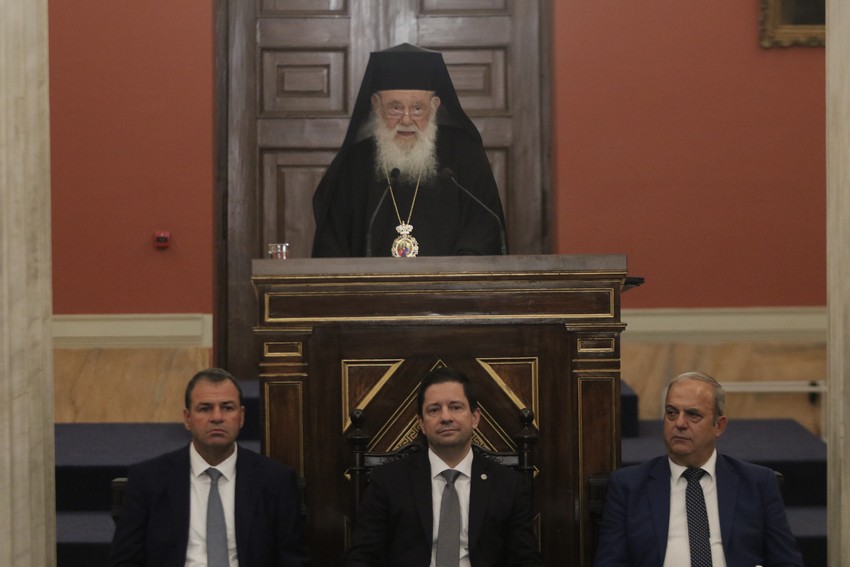 Ο Αρχιεπίσκοπος στην Τελετή έναρξης του Διεθνούς Συνεδρίου για τα 1700 χρόνια από τη σύγκληση της Α’ Οικουμενικής Συνόδου