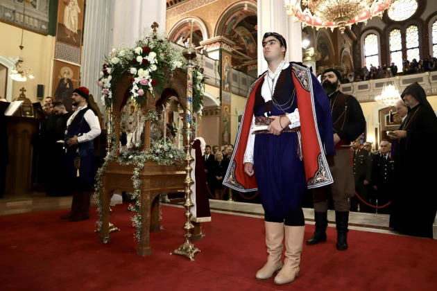 Πάνδημος ο εορτασμός του Αγίου Μηνά, πολιούχου του Ηρακλείου