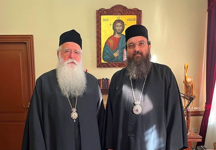 Επίσκεψη του Μητροπολίτου Δημητριάδος στους Μητροπολίτες Αργυροκάστρου και Κορυτσάς