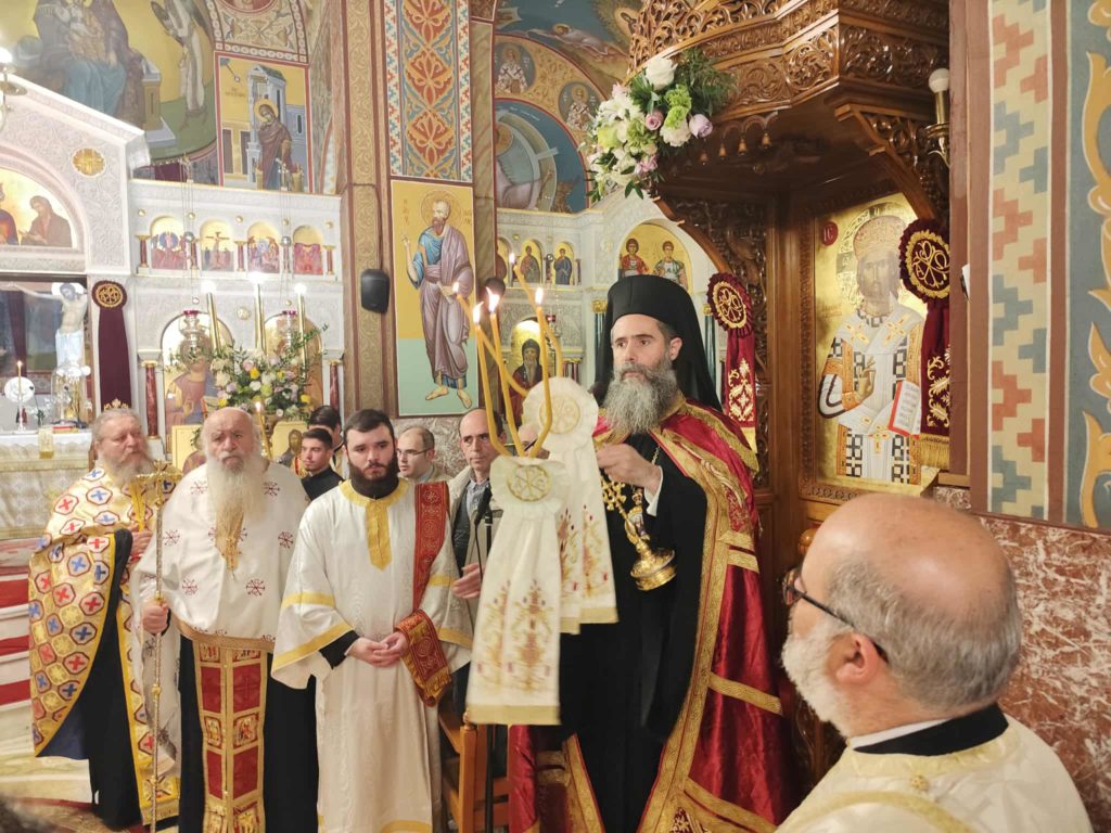 Ευλαβικός αίνος για τον Άγιο Στυλιανό, στον ομώνυμο ναό του Γκύζη