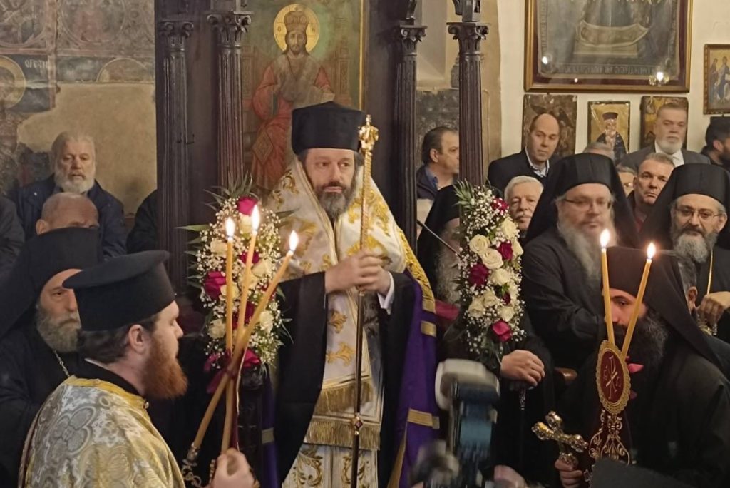 Η ενθρόνιση του Μητροπολίτη Κονίτσης Αλεξίου