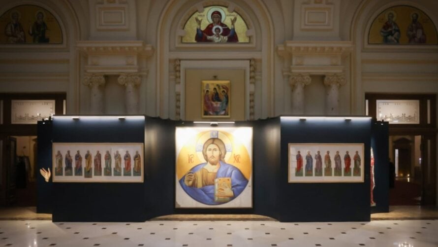 O expoziție dedicată mozaicului Catedralei Naționale va fi vernisată la Palatul Patriarhiei