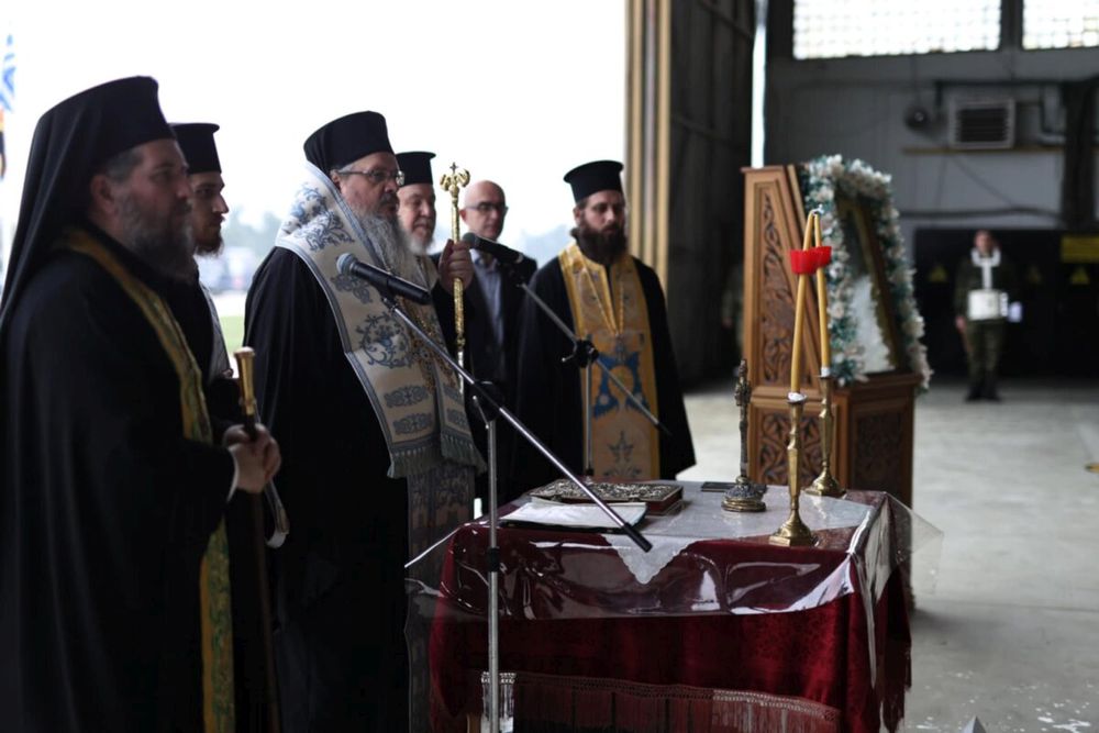 Δοξολογία για την εορτή της Πολεμικής Αεροπορίας στην 110 Πτέρυγα Μάχης