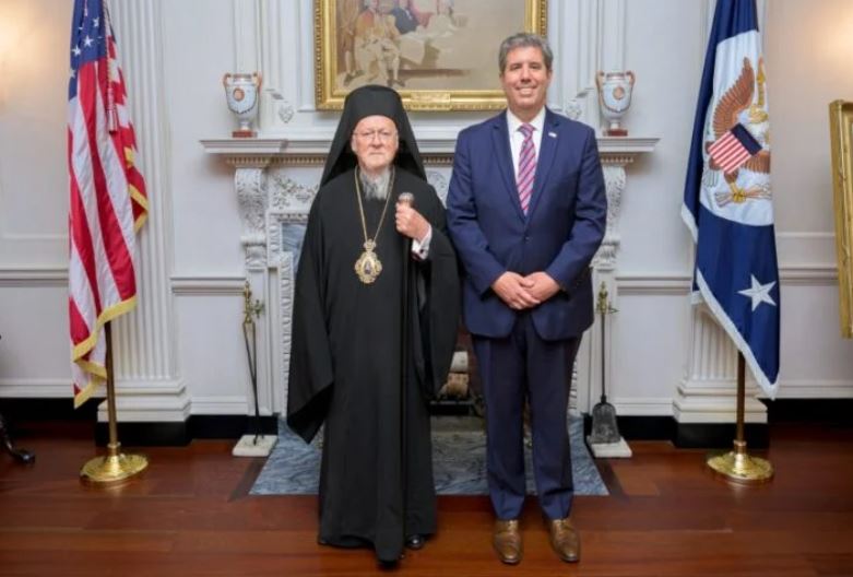 Ο Αναπληρωτής ΥΠΕΞ των ΗΠΑ, Μάικλ Ρήγας, θα συναντήσει τον Οικουμενικό Πατριάρχη στην Κωνσταντινούπολη