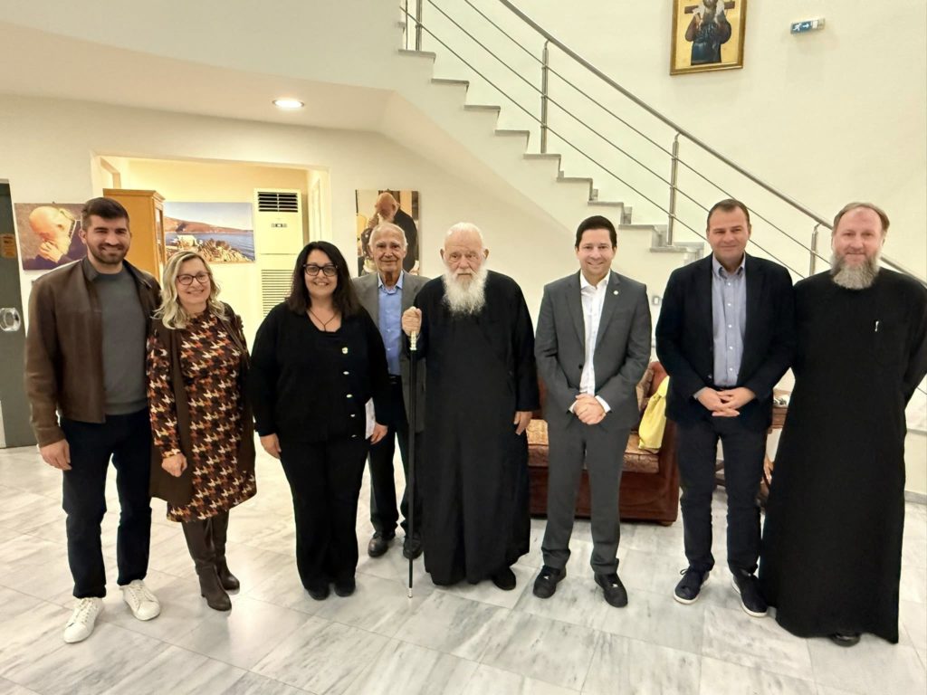 Επίσκεψη του Αρχιεπισκόπου Ιερωνύμου στο Κέντρο Εκκλησιαστικής Διακονίας Οινοφύτων