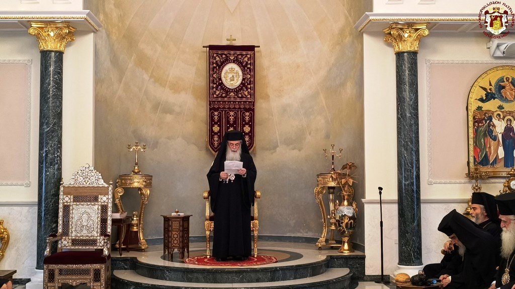 Ιεροσολύμων  Θεόφιλος: Καλούμαστε να συνεχίσουμε να βαδίζουμε στα ίχνη του Αγίου Ιακώβου του Αδελφοθέου