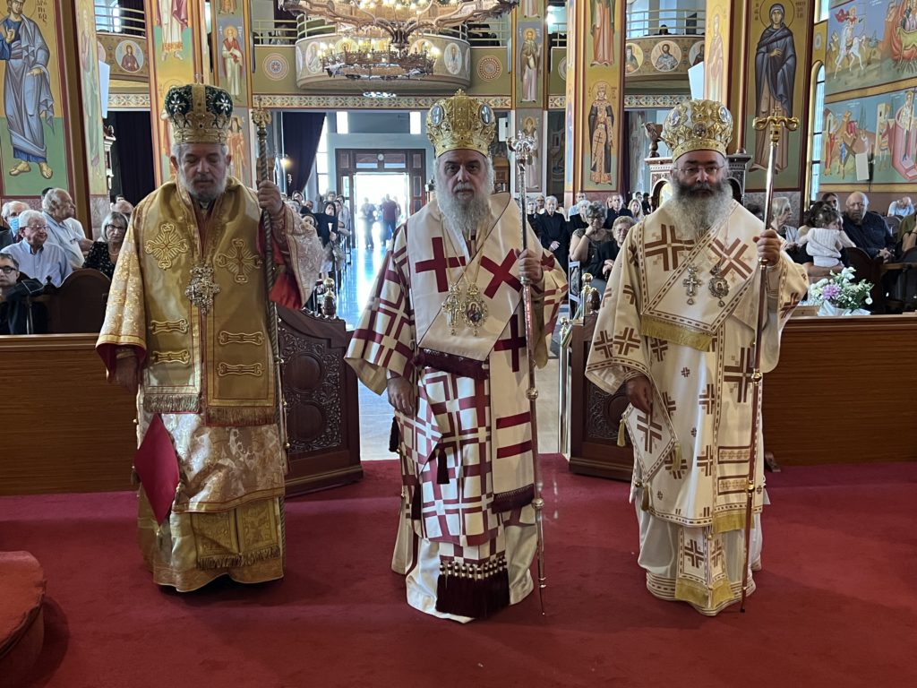 Αρχιερατικό συλλείτουργο στην Ιερά Μονή Αγίου Γεωργίου Κοντού στη Λάρνακα