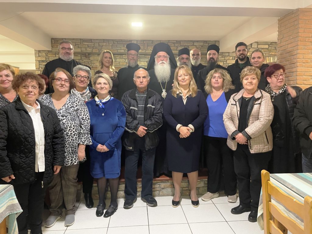 Επίσκεψη του Δημητριάδος Ιγνάτιου στον Ι.Ν. Αγίας Αικατερίνης Βόλου