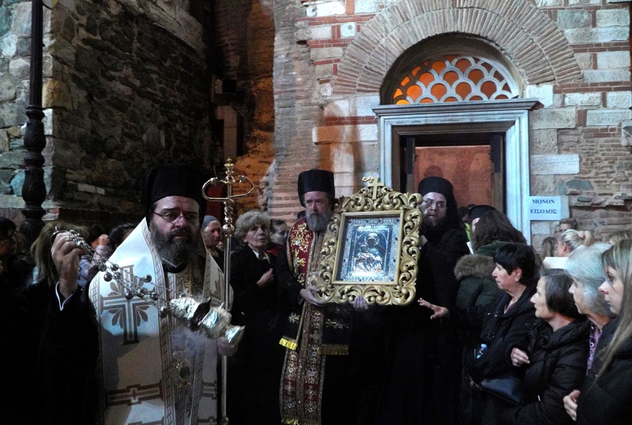 Επιστροφή Ιεράς Εικόνας Παναγίας Φανερωμένης στη Μονή Βαθυρρύακος