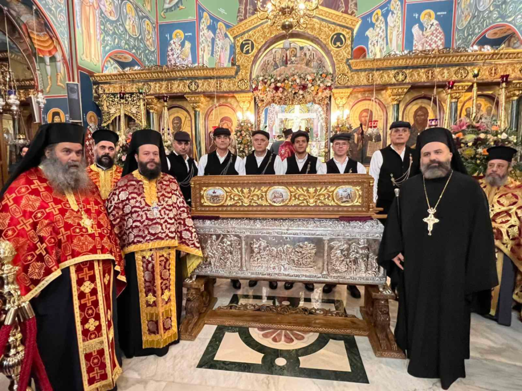 Μεθέορτος Εσπερινός και λιτάνευση Ιερού Σκηνώματος Αγίου Γεωργίου του Νεαπολίτου στη Ν. Ιωνία