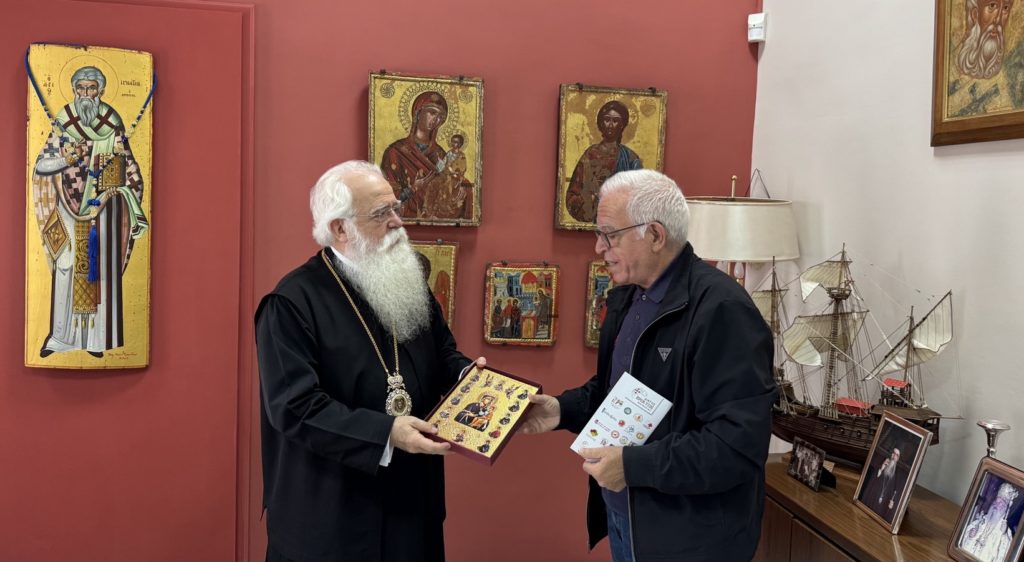 Συνάντηση του Μητροπολίτου Δημητριάδος με τον νέο Διοικητή του Νοσοκομείου Βόλου