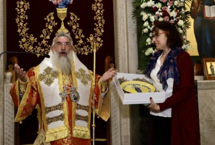 City of Heraklion in Crete celebrates the feast of St. Minas, its patron and protector