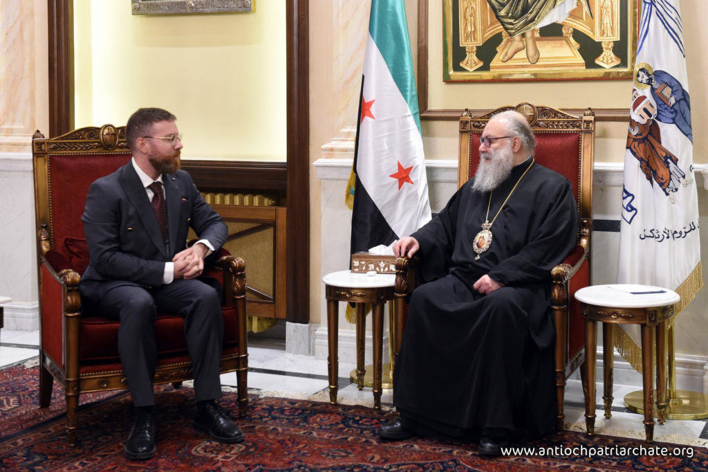Στον Πατριάρχη Αντιοχείας ο εκπρόσωπος της Πρεσβείας της Ουγγαρίας στη Συρία