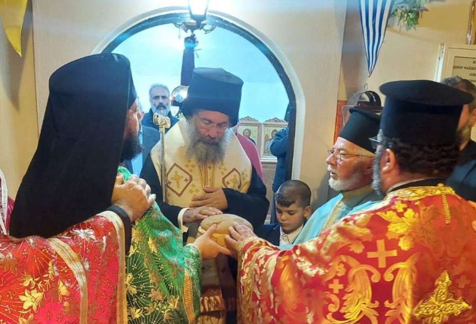 Ο Μητροπολίτης Ρεθύμνης στον πανηγυρίζοντα Ιερό Ναό Αγίου Στυλιανού Αρμένων