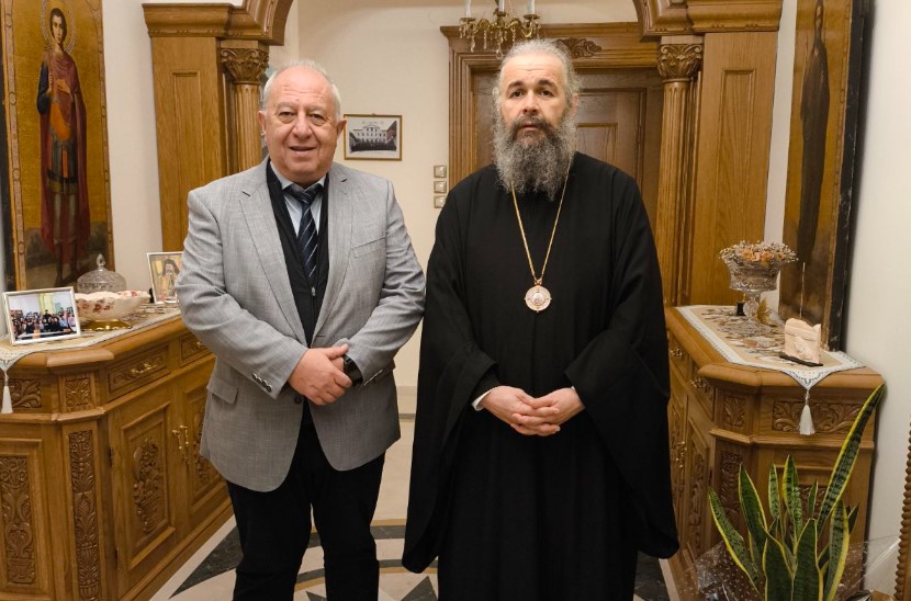 Επίσκεψη του Διοικητή της Ειδικής Υπηρεσίας Δίκαιης Αναπτυξιακής Μετάβασης στον Μητροπολίτη Φλωρίνης