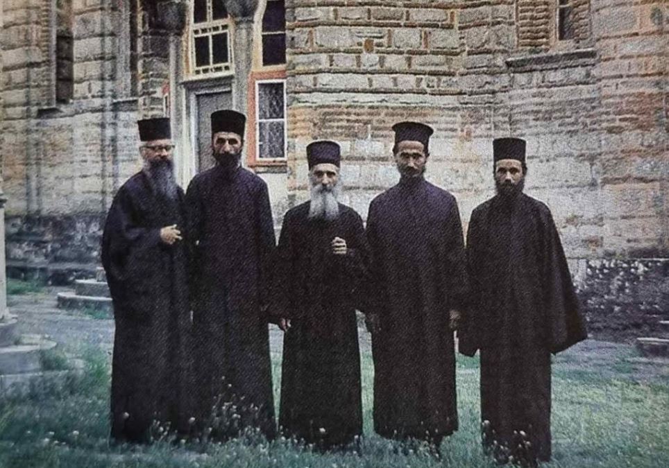 Μια φωτογραφία ντοκουμέντο από τη Μονή Χιλανδαρίου στις αρχές της δεκαετίας του 1970