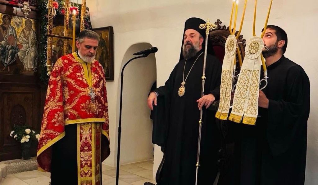 Πανηγύρισε το Σιναϊτικό Μετόχι της Αγίας Αικατερίνης στη Σαντορίνη