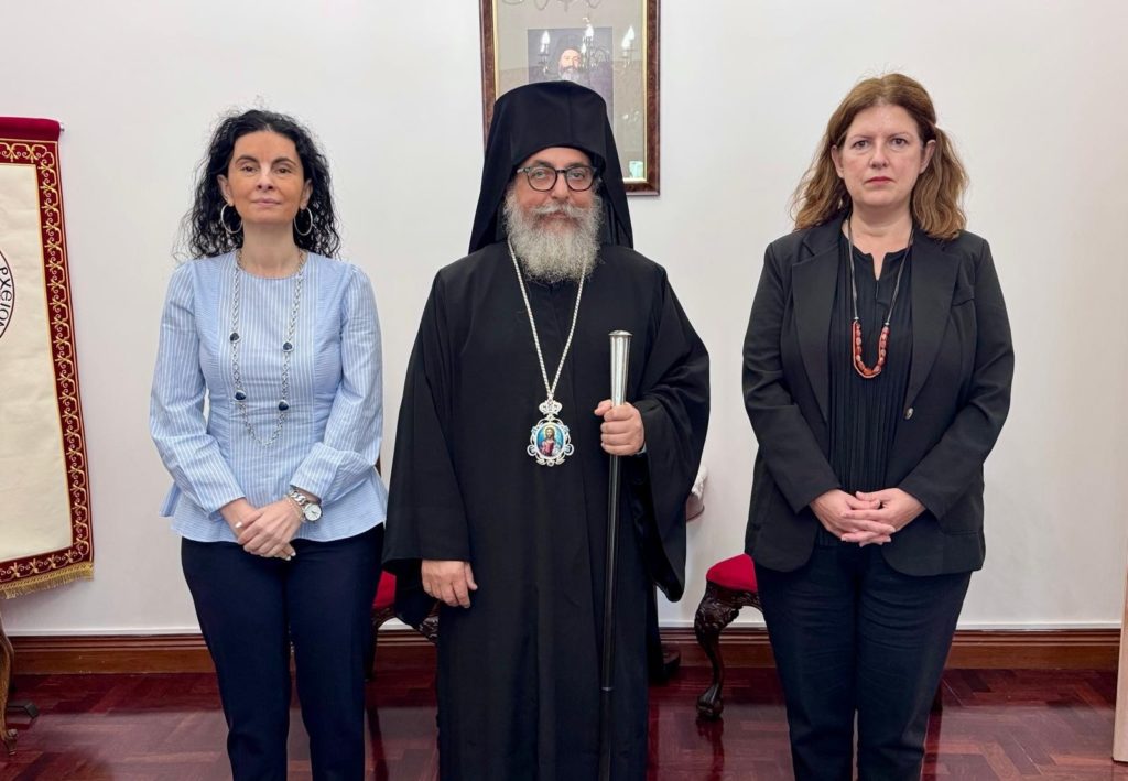 Ο Επίσκοπος Μελβούρνης υποδέχθηκε την Προϊσταμένη του ΕΟΤ Αυστραλίας