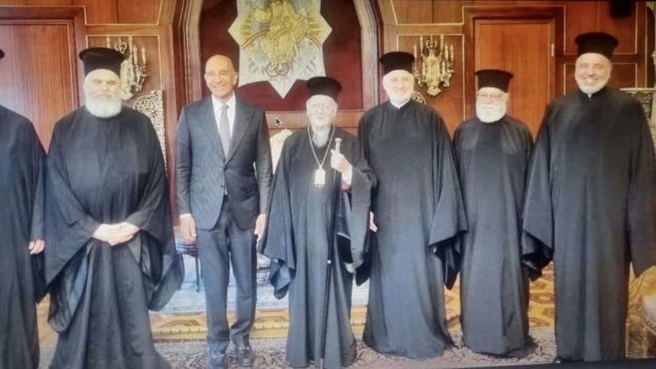 Συνάντηση Οικουμενικού Πατριάρχη με τον πρέσβη των ΗΠΑ στην Τουρκία, παρουσία Αρχιεπισκόπου Αμερικής