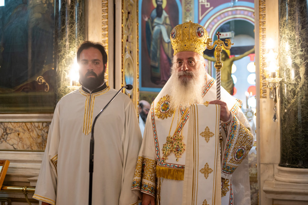 1η επέτειος ενθρονίσεως του Μητροπολίτη Μαντινείας Επιφανίου και χειροτονία Διακόνου