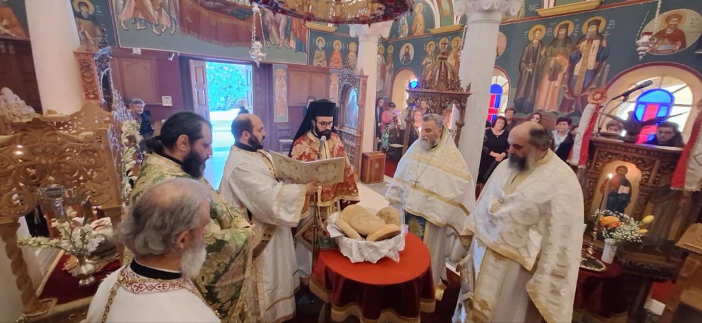 Ιερατικό συλλείτουργο στον Ιερό Ναό Πολιούχου Ύδρας, Αγίου Νεομάρτυρος Κωνσταντίνου