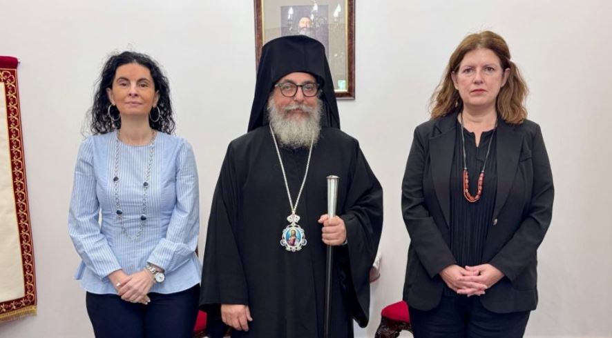 Bishop Kyriakos of Melbourne welcomes Head of the Greek National Tourism Organisation in Australia