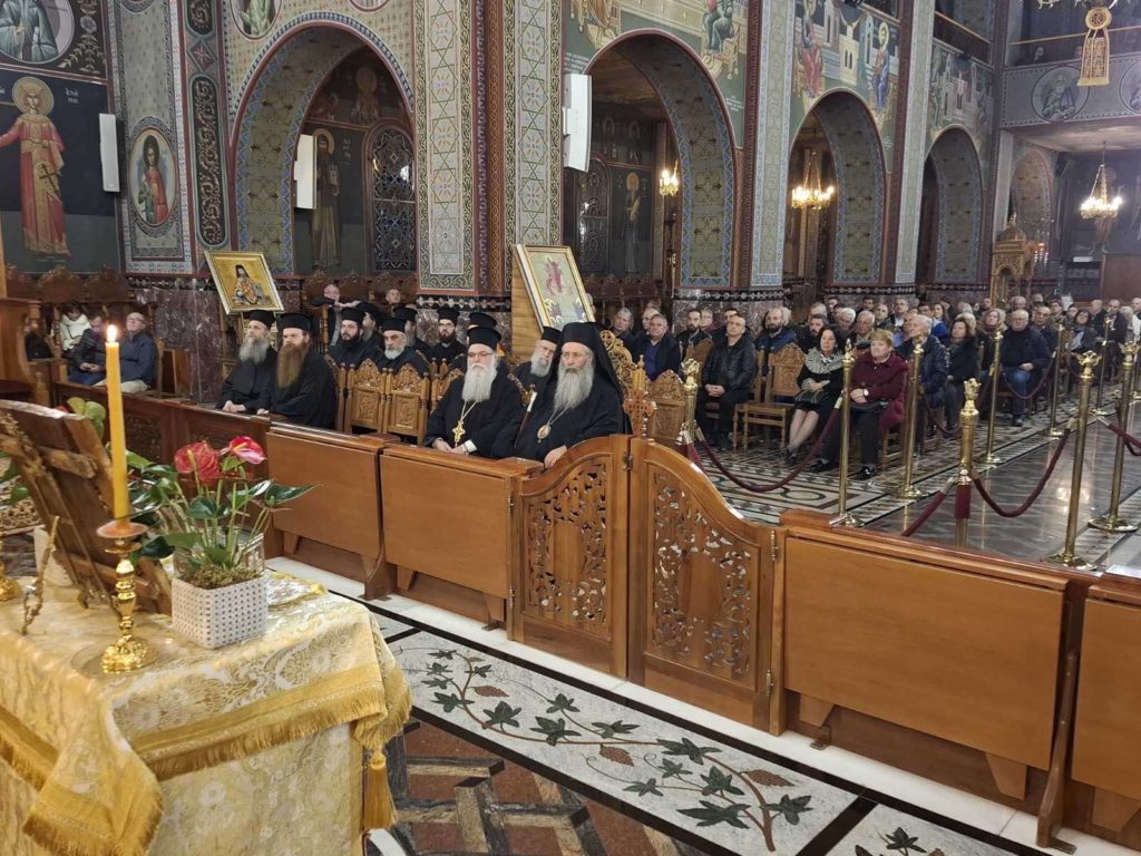 Προσκύνηση ιερού λειψάνου Αγίου Αχιλλίου και ομιλία στην Κατερίνη