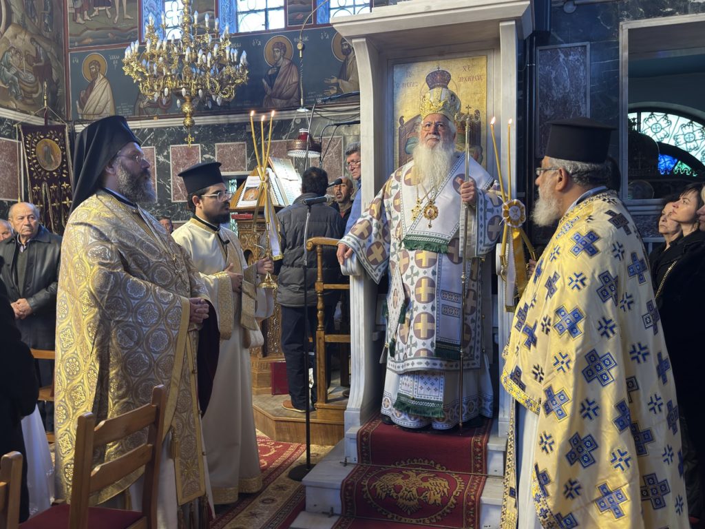 Θεία Λειτουργία στο Κυριάκι Βοιωτία