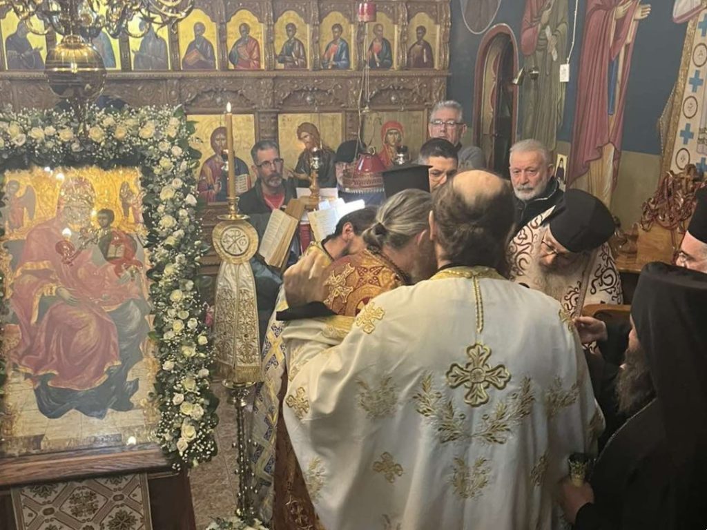 Η “Κυρά των Αγγέλων” στην Ιερά Μονή Μεταμορφώσεως Μαρίνης