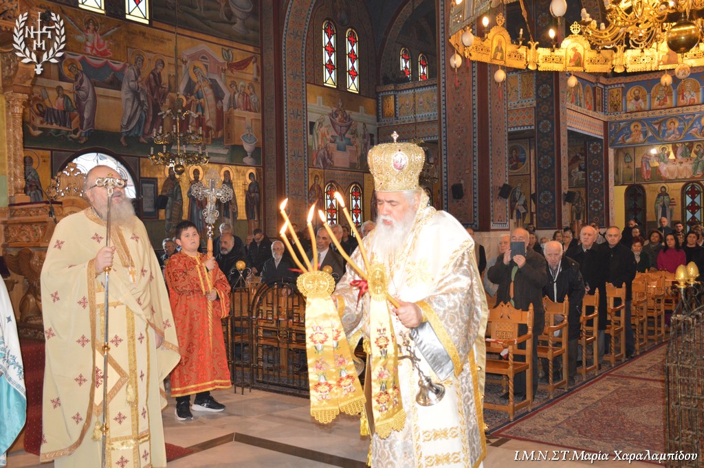 Στον Ιερό Ναό Μεταμορφώσεως του Σωτήρος Χριστού στο Κορδελιό ιερούργησε ο Μητροπολίτης Νεαπόλεως