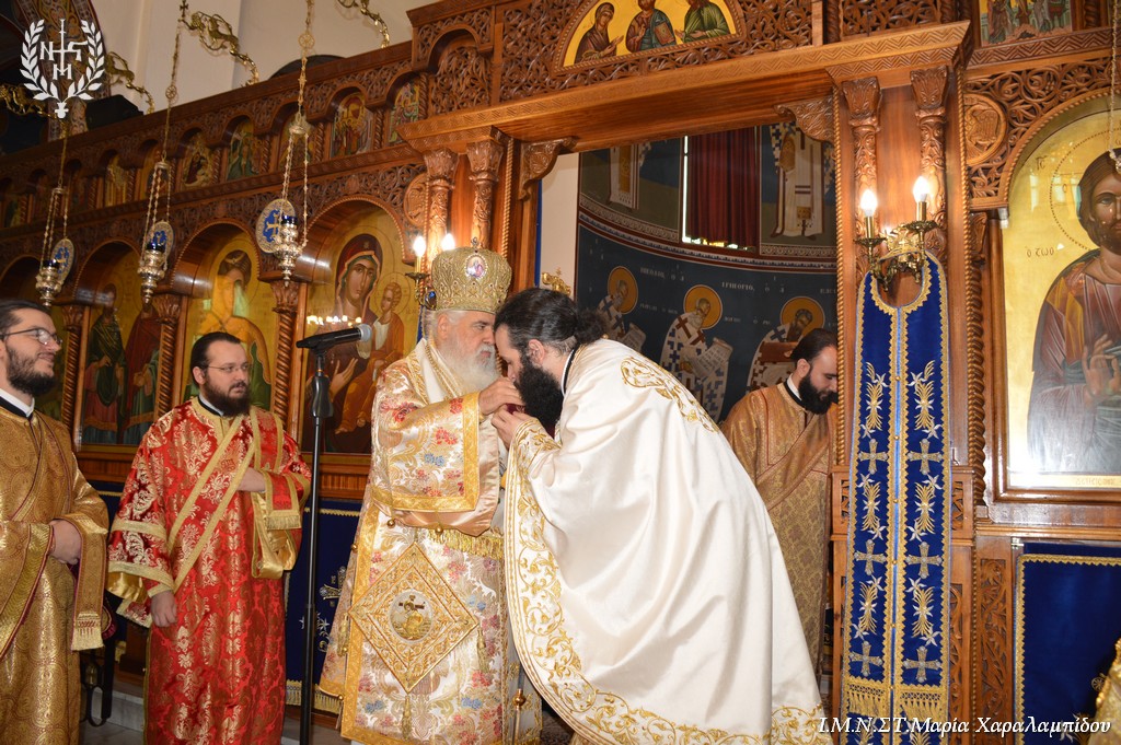 Σύναξη της Θεοτόκου και χειροτονία Πρεσβυτέρου από τον Νεαπόλεως Βαρνάβα