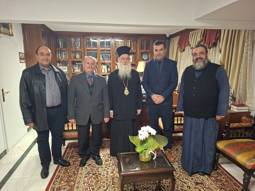 Εθιμοτυπικές επισκέψεις στον Μητροπολίτη Κορίνθου Παύλο