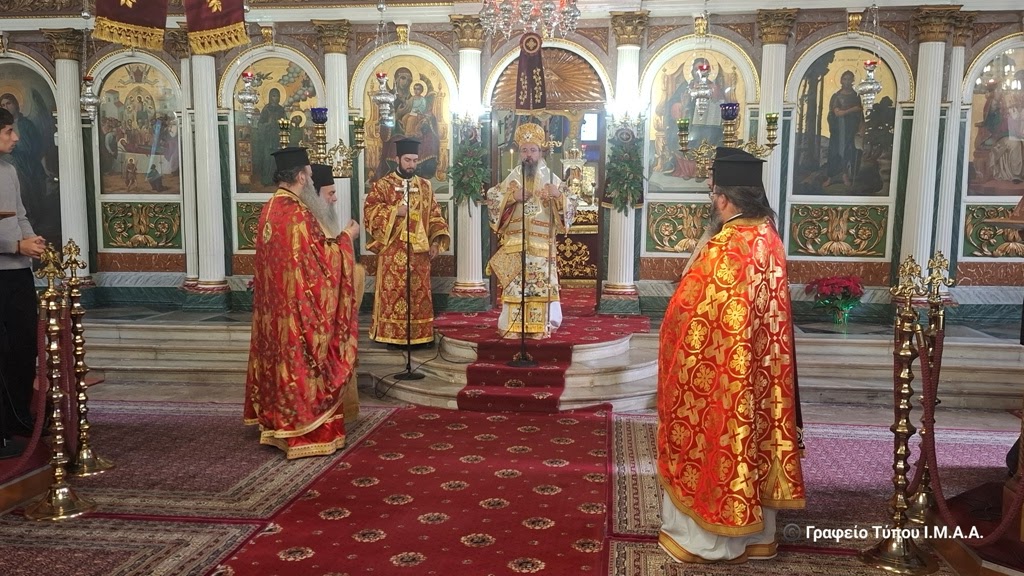 Η δεύτερη ημέρα των Χριστουγέννων στην Ι.Μ. Αιτωλίας