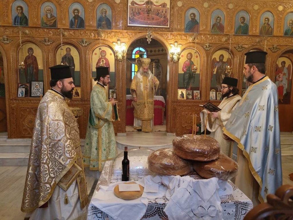 Τιμή στον όσιο Σάββα στον ομώνυμο Ναό του Δενδροχωρίου Φαρσάλων