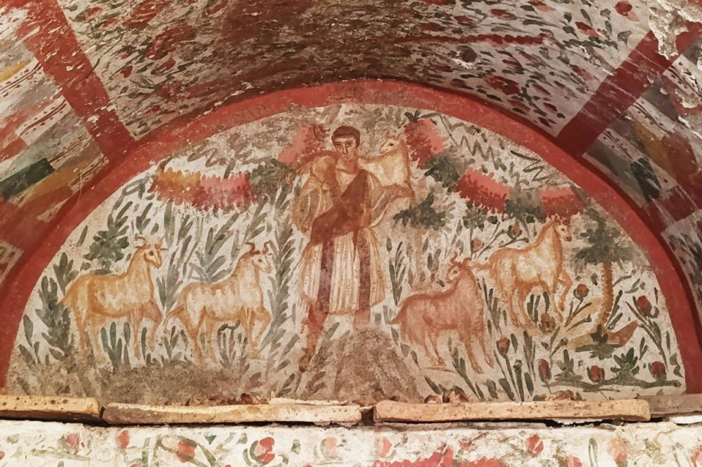 Στο φως σπάνια τοιχογραφία του Ιησού ως «Καλού Ποιμένα» στη Νίκαια της Βιθυνίας