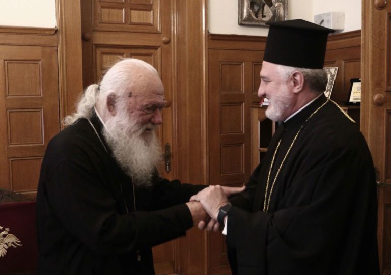 Συνάντηση με τον Αμερικής Ελπιδοφόρο θα έχει αύριο ο Αρχιεπίσκοπος Ιερώνυμος