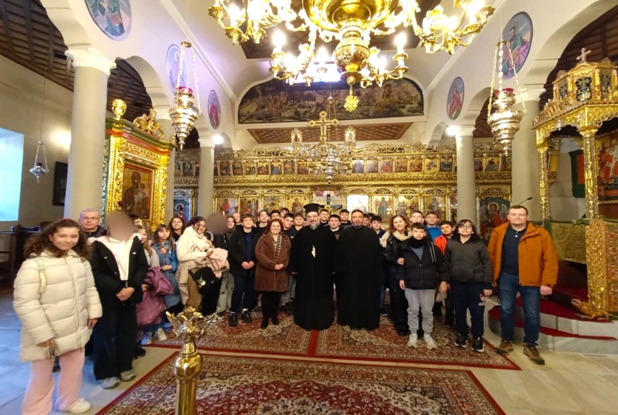 Επίσκεψη μαθητών του Εκκλησιαστικού Λυκείου Ξάνθης στην Μητρόπολη Μαρωνείας