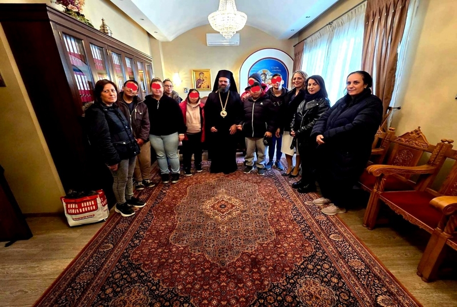 Επίσκεψη μαθητών και καθηγητών στον Μητροπολίτη Μαρωνείας